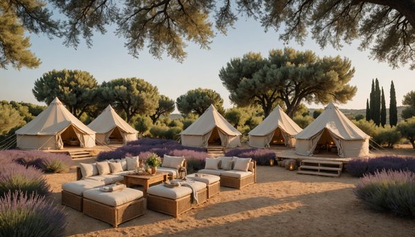 Escapades chic dans les sites de glamping luxe en France