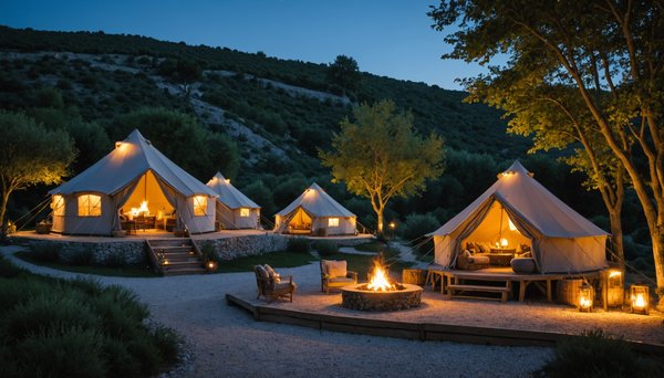 Séjour chic dans les campings de luxe en Drôme